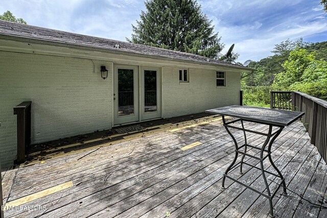 775 Middle Creek Rd, Cosby, TN 37722 - view of wooden terrace