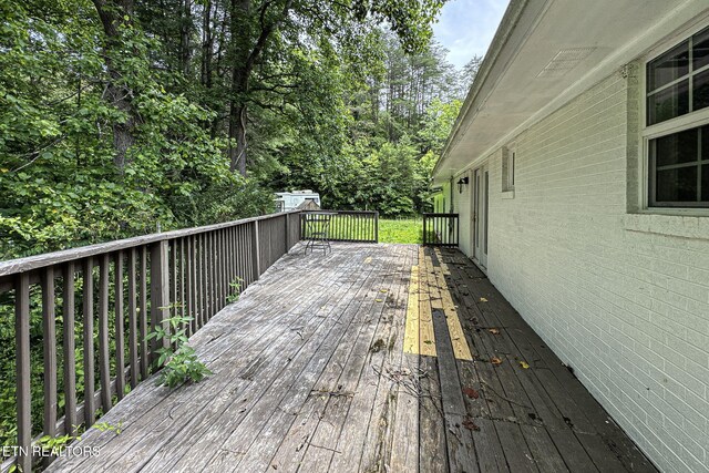 775 Middle Creek Rd, Cosby, TN 37722 - view of wooden terrace