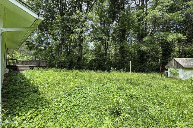 775 Middle Creek Rd, Cosby, TN 37722 - view of yard with a deck