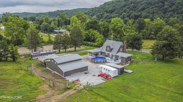1246 Laurel Bluff Rd, Kingston, TN 37763 - view from above of property with a heavily wooded area
