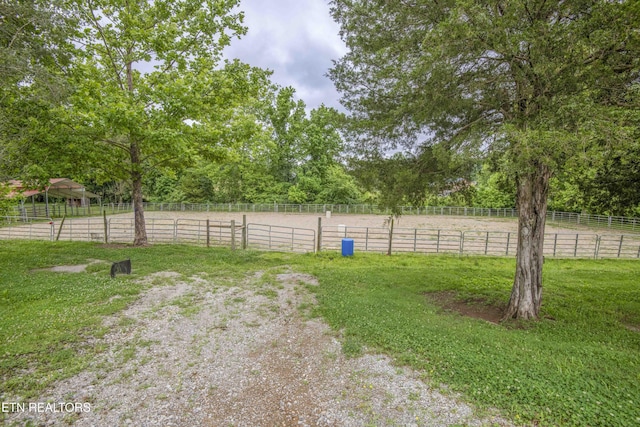 1246 Laurel Bluff Rd, Kingston, TN 37763 - view of yard featuring an enclosed horse arena