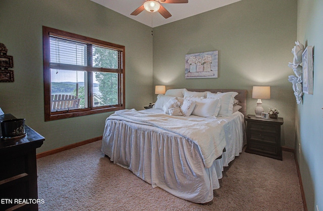 226 Mountain Crest Dr, Lafollette, TN 37766 - bedroom featuring carpet and ceiling fan