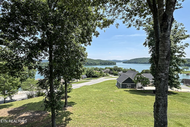 226 Mountain Crest Dr, Lafollette, TN 37766 - view of grassy yard featuring a water view