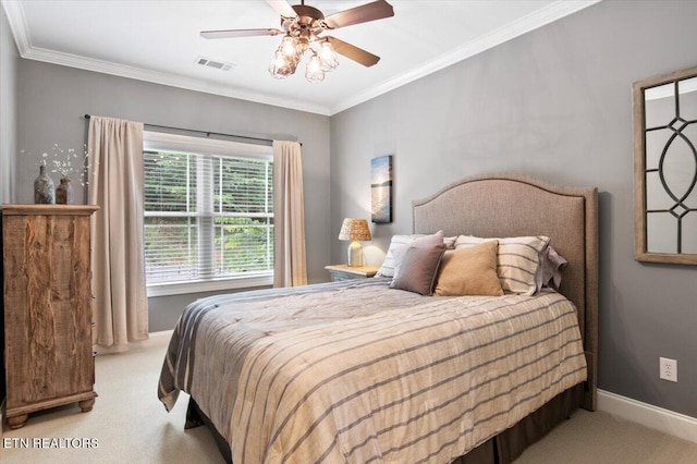 140 Broadleaf Ln Unit 100, Caryville, TN 37714 - carpeted bedroom with crown molding and a ceiling fan
