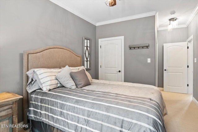 140 Broadleaf Ln Unit 100, Caryville, TN 37714 - bedroom featuring ornamental molding and carpet floors
