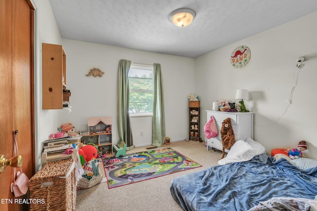 3413 N Fountaincrest Dr, Knoxville, TN 37918 - carpeted bedroom featuring a textured ceiling and baseboards