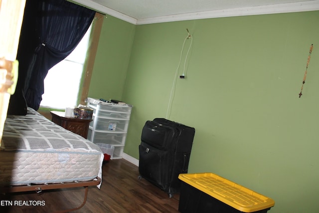 2122 Pickett Park Hwy, Jamestown, TN 38556 - bedroom with wood finished floors and crown molding