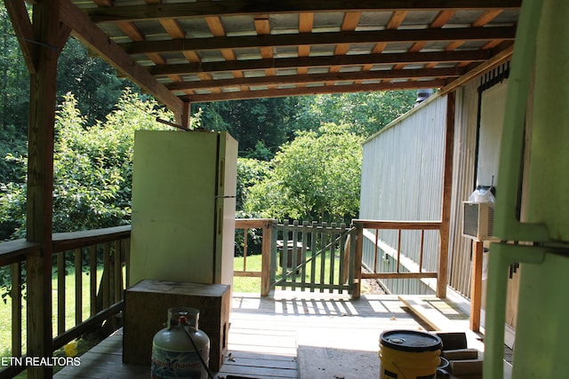 2122 Pickett Park Hwy, Jamestown, TN 38556 - view of wooden deck