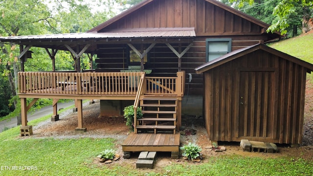 487 Straight Branch Rd, Speedwell, TN 37870 - view of outdoor structure with stairway