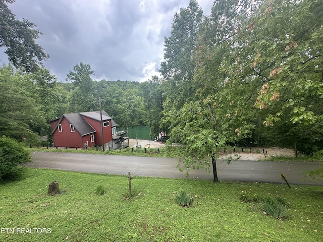 487 Straight Branch Rd, Speedwell, TN 37870 - view of grassy yard featuring a wooded view