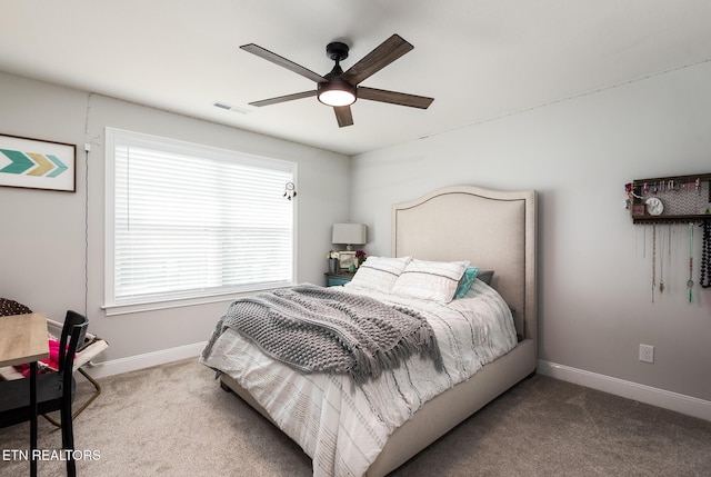 11914 Sandy Run Rd, Knoxville, TN 37934 - bedroom featuring carpet flooring and ceiling fan