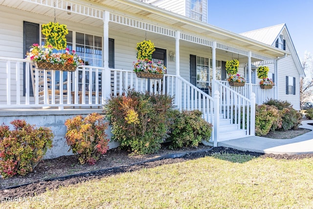 361 River Dr, Dunlap, TN 37327 - entrance to property featuring a porch and a yard