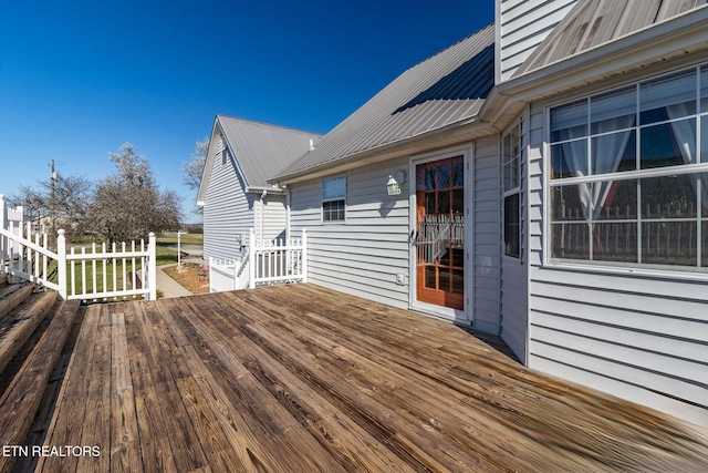 361 River Dr, Dunlap, TN 37327 - view of wooden terrace