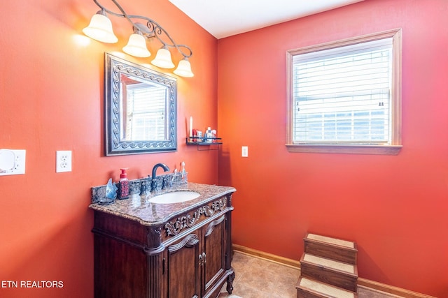 361 River Dr, Dunlap, TN 37327 - bathroom featuring vanity and baseboards