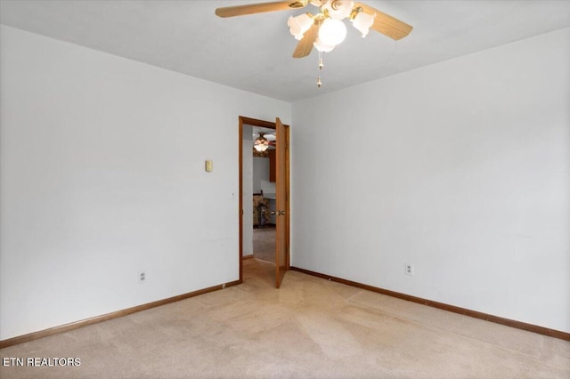 220 Lillywood Dr, Lafollette, TN 37766 - carpeted empty room with ceiling fan