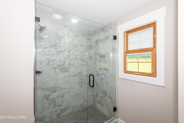 957 W Hunt Rd, Alcoa, TN 37701 - bathroom with a stall shower and recessed lighting