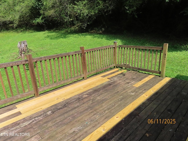 110 Dale Rd, Oakdale, TN 37829 - wooden terrace featuring a yard