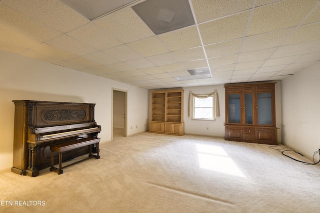 609 Lane Hollow Rd, Sevierville, TN 37876 - unfurnished room featuring light colored carpet and a paneled ceiling
