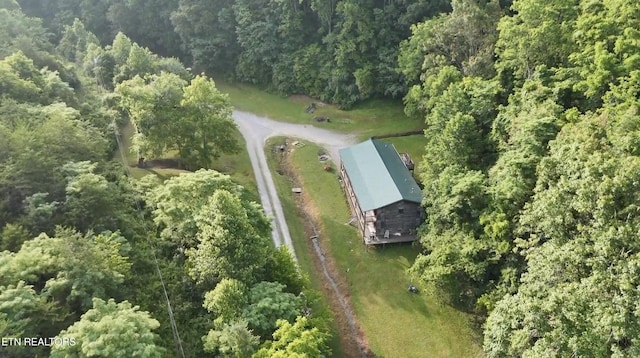 609 Lane Hollow Rd, Sevierville, TN 37876 - aerial overview of property's location with a forest