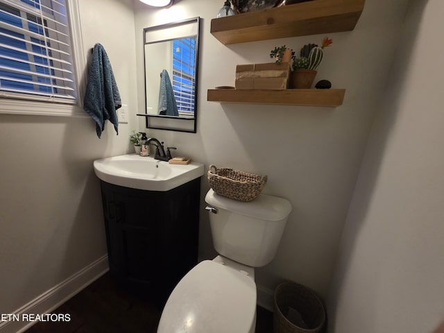 6312 Knightsboro Rd, Knoxville, TN 37912 - bathroom featuring vanity and wood finished floors