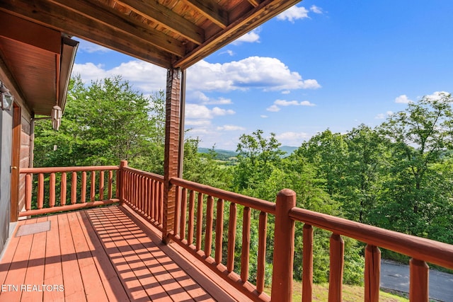 152 Eagle Crst, Tazewell, TN 37879 - view of deck