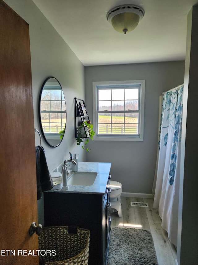 1865 Campground Rd, Clarkrange, TN 38553 - full bath with plenty of natural light, vanity, and a shower with curtain