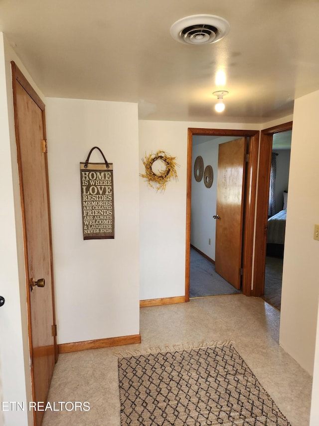 1865 Campground Rd, Clarkrange, TN 38553 - hallway featuring baseboards