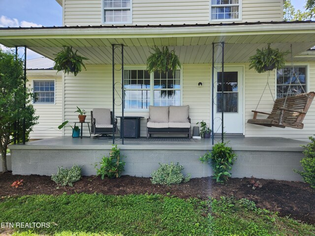 1865 Campground Rd, Clarkrange, TN 38553 - entrance to property with covered porch
