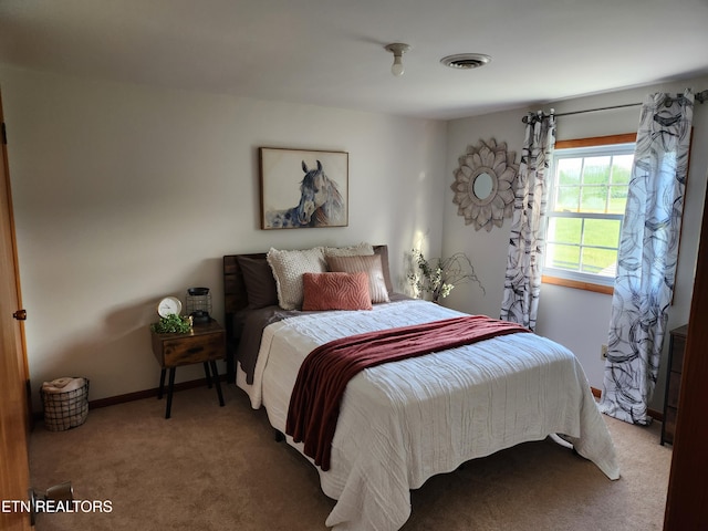 1865 Campground Rd, Clarkrange, TN 38553 - carpeted bedroom with baseboards