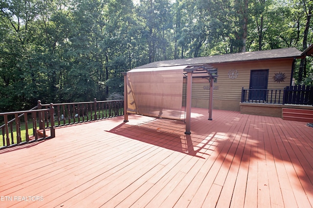 146 Lake Hills Dr, Oak Ridge, TN 37830 - view of wooden terrace