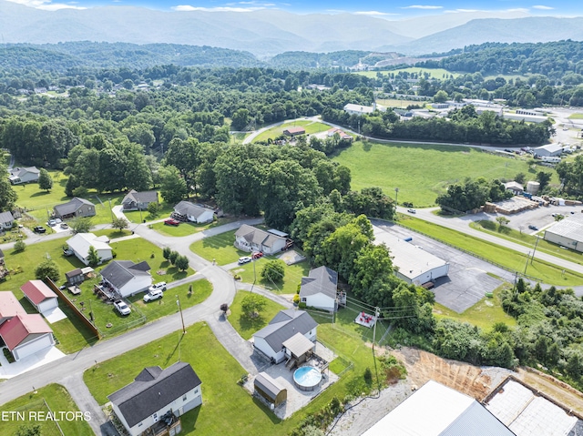 155 Kay Springs Cir, Jacksboro, TN 37757 - aerial view of a mountain backdrop