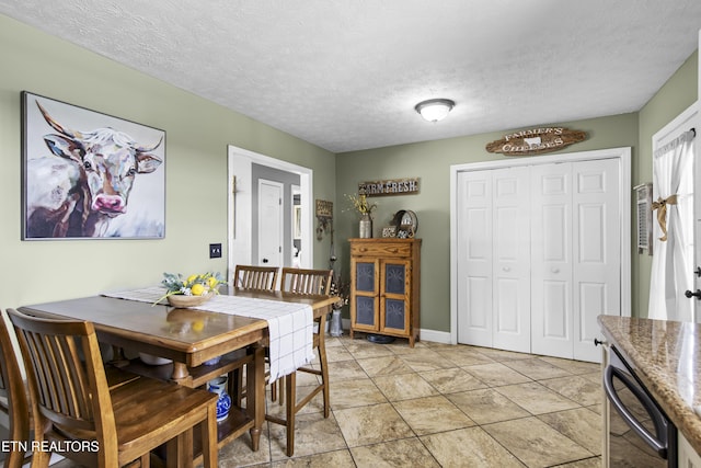 155 Kay Springs Cir, Jacksboro, TN 37757 - dining area featuring a textured ceiling