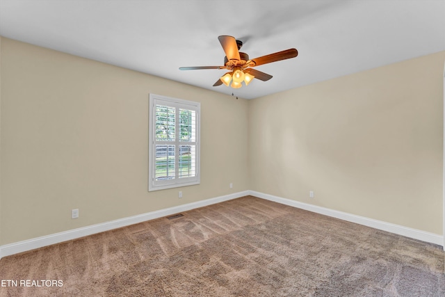235 Jessie Ln, Lenoir City, TN 37772 - unfurnished room featuring ceiling fan and carpet floors