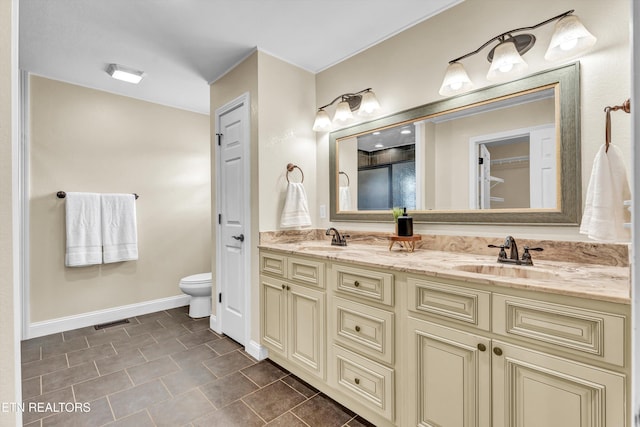 235 Jessie Ln, Lenoir City, TN 37772 - bathroom with double vanity and tile patterned flooring