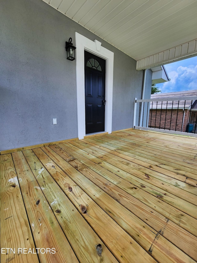 212 Ellison Rd, Lafollette, TN 37766 - view of wooden deck