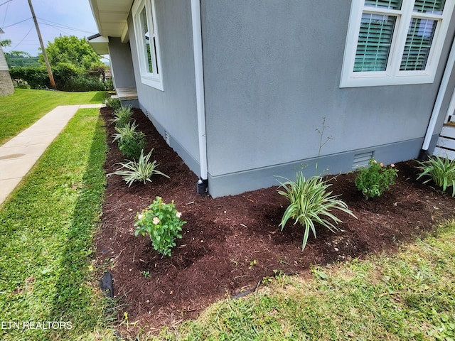 212 Ellison Rd, Lafollette, TN 37766 - view of property exterior with crawl space and a lawn