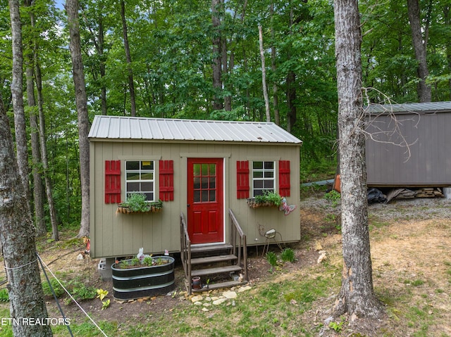 187 Persimmon Ln, Pioneer, TN 37847 - view of shed with entry steps