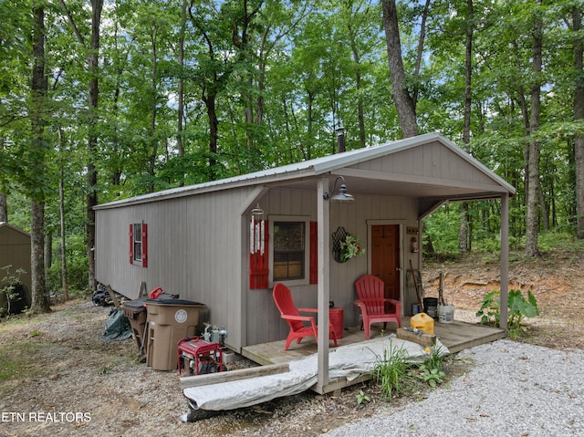 187 Persimmon Ln, Pioneer, TN 37847 - view of outdoor structure featuring a carport
