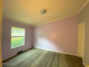 2517 Shields Ferry Rd, Morristown, TN 37814 - spare room with ornamental molding and baseboards