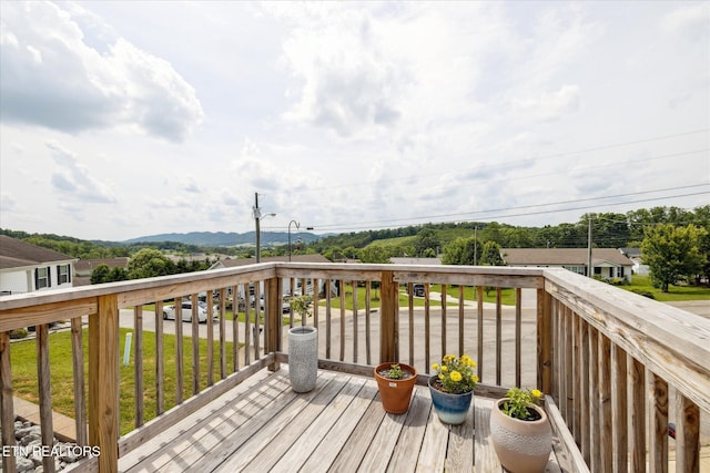 1309 Elm Village Ct, Dandridge, TN 37725 - view of wooden terrace