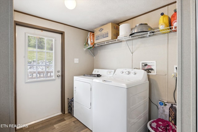 1309 Elm Village Ct, Dandridge, TN 37725 - washroom featuring washer and clothes dryer and light wood finished floors