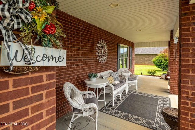 1045 Southwind Cir, Dandridge, TN 37725 - view of covered porch
