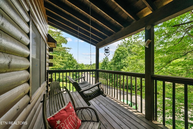 719 Kings Hills Blvd, Pigeon Forge, TN 37863 - view of deck