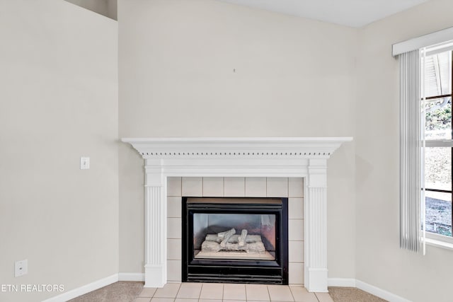 1670 Maremont Rd, Knoxville, TN 37918 - detailed view of baseboards and a tiled fireplace