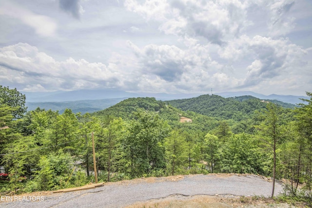 2609 Mountain Blvd, Sevierville, TN 37876 - mountain view featuring a forest