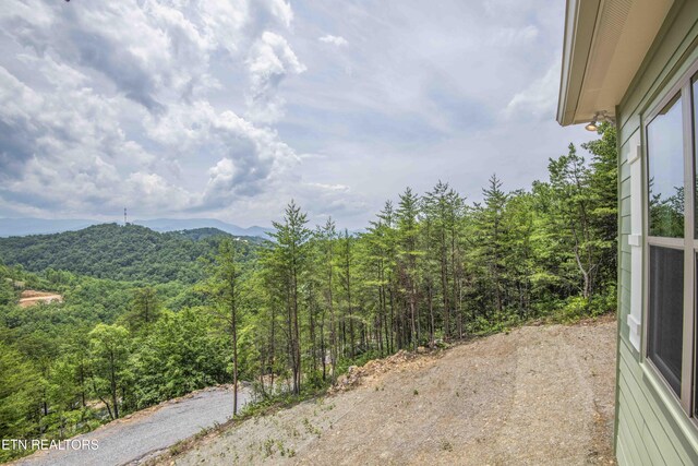 2609 Mountain Blvd, Sevierville, TN 37876 - mountain view with a forest