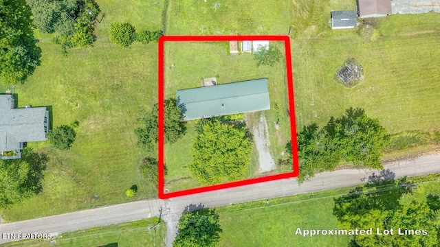 225 Spring St, Spring City, TN 37381 - aerial overview of property's location with property boundaries highlighted