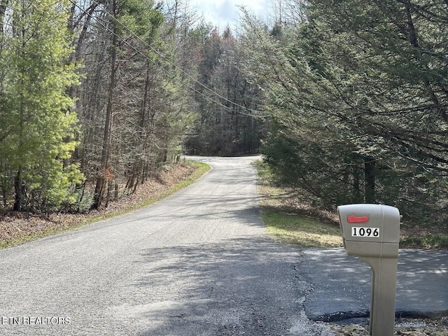 1096 Circle Dr, Jamestown, TN 38556 - view of asphalt street with a view of trees
