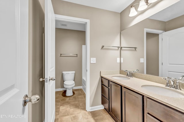 2017 Gusty Wind Ln, Knoxville, TN 37932 - full bathroom with double vanity and tile patterned flooring