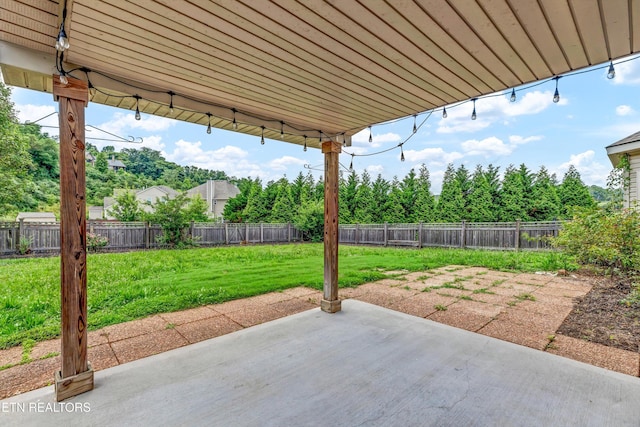 2017 Gusty Wind Ln, Knoxville, TN 37932 - fenced backyard with a patio area